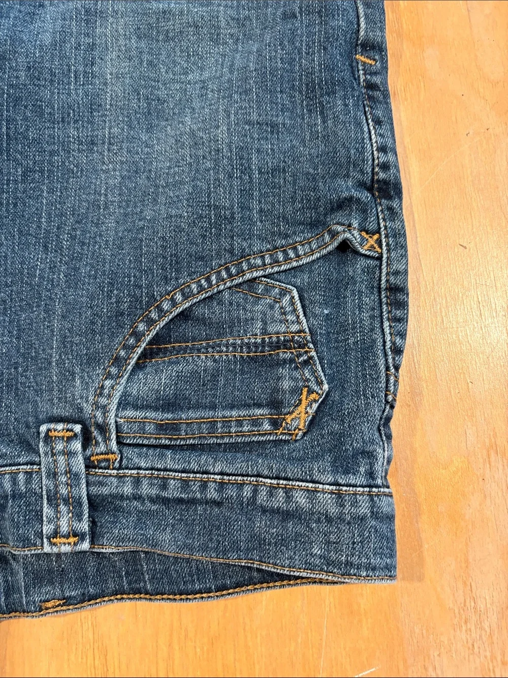 Wrangler ~ Blue Straight-Leg Boys Jeans 12 Husky Adjustable Waist